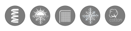 Iconos del colchón
